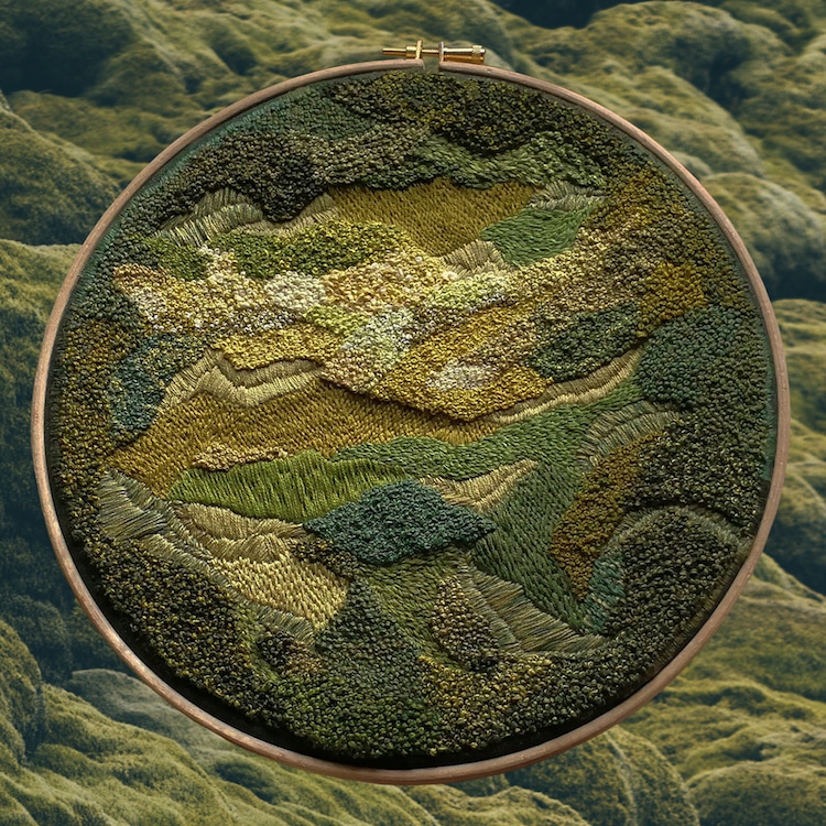 Art de la broderie de la nature par Litli Ulfur