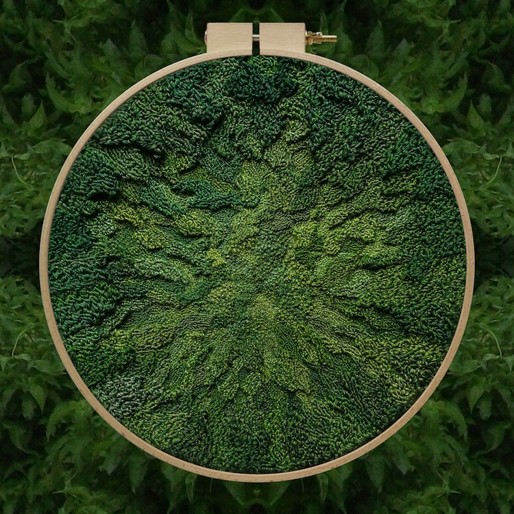 Art de la broderie de la nature par Litli Ulfur