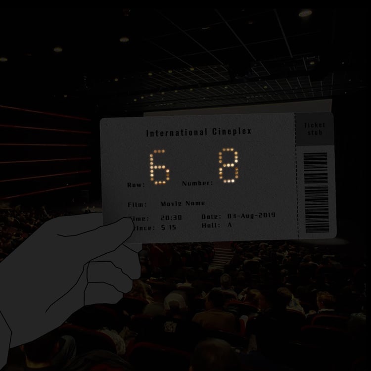 Billet de cinéma brillant par Li Peitong