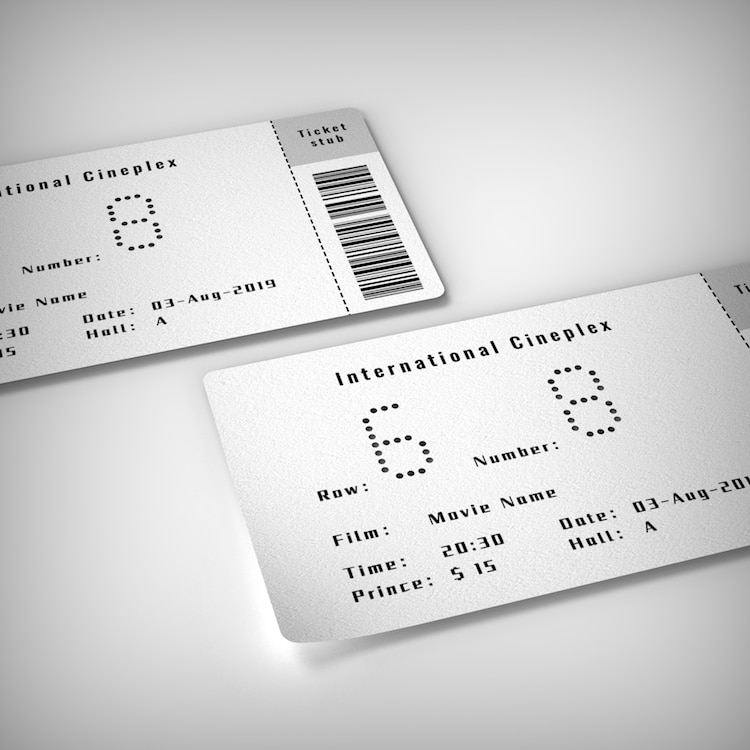 Billet de cinéma brillant par Li Peitong