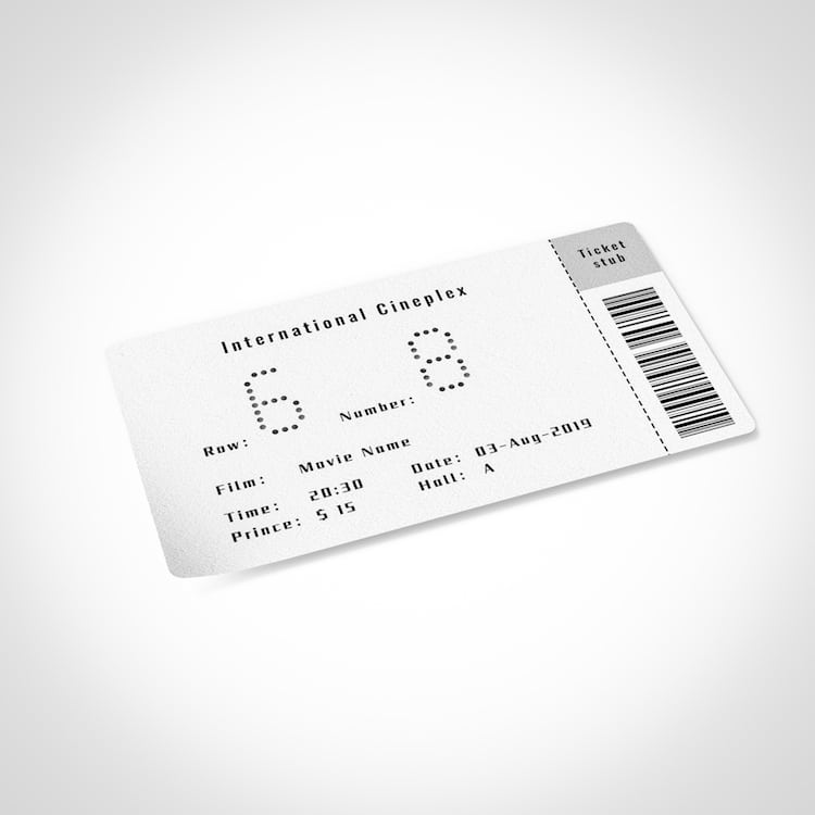 Billet de cinéma brillant par Li Peitong
