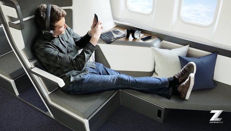 Sièges économiques Zephyr Seat Lie Down