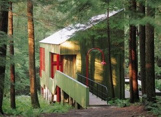 Évadez-vous dans les bois avec la maison forestière de Peter Bohlin