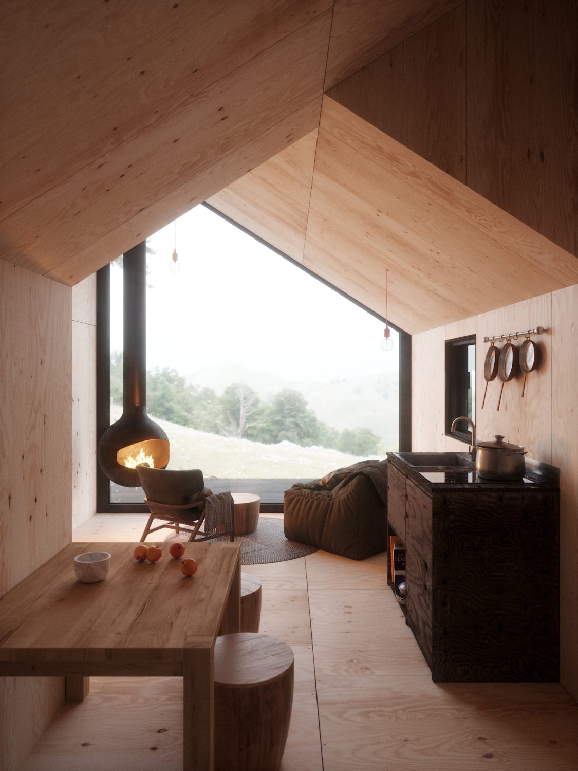 la cabine refuge hors réseau vivant9 Hors réseau au refuge de montagne