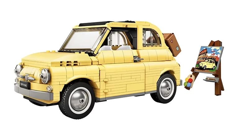 Ensemble LEGO Fiat 500