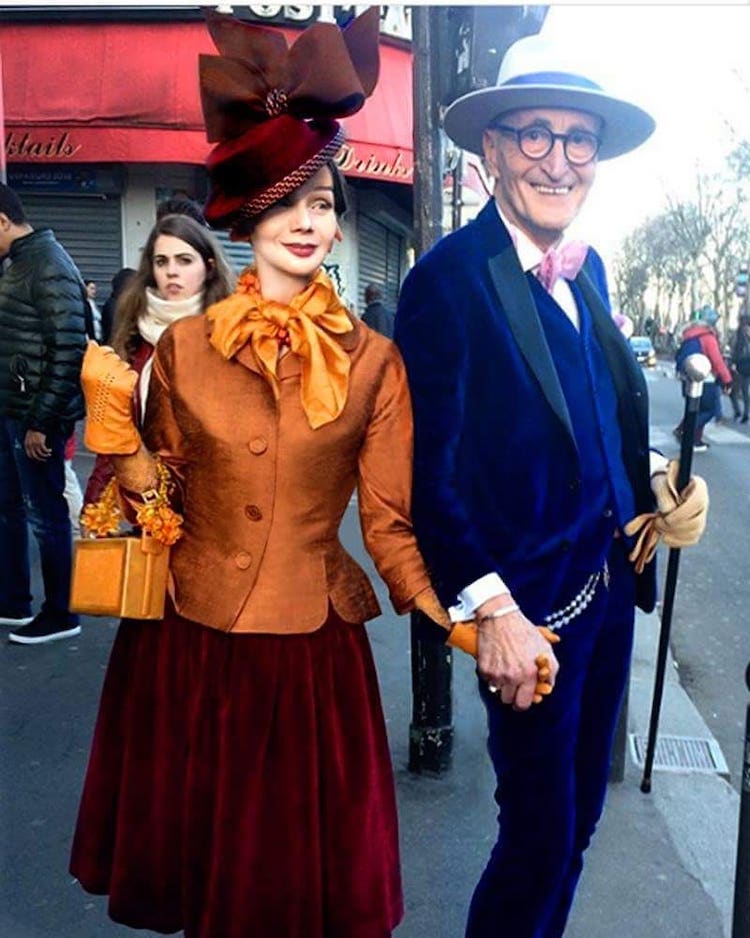 Gunther Krabbenhoft et Britt Kanja dans une mode impeccable