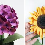 Le papier délicatement sculpté forme des plantes d’intérieur verdoyantes et des bouquets de fleurs luxuriants