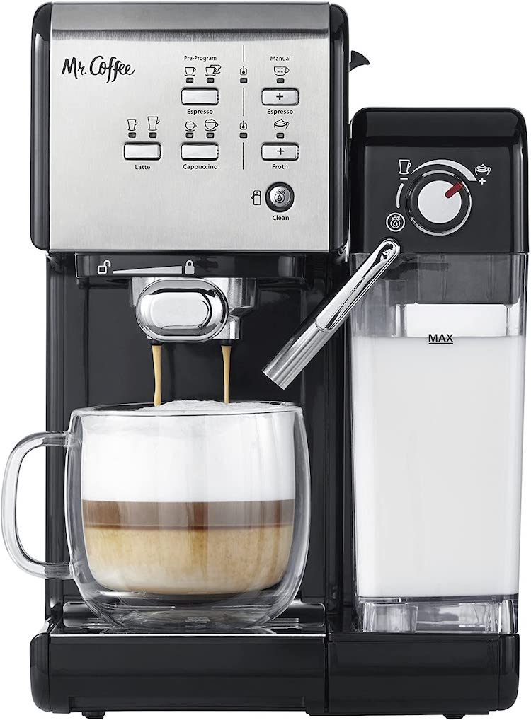 Machine à expresso et machine à cappuccino à une touche CoffeeHouse de Mr.