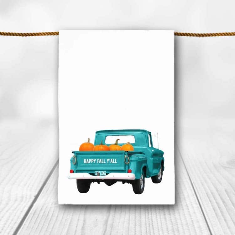 Torchon d'automne d'Amazon Handmade