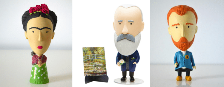 Cadeaux créatifs pour les artistes Histoire de l'art Héros Idées cadeaux pour les artistes