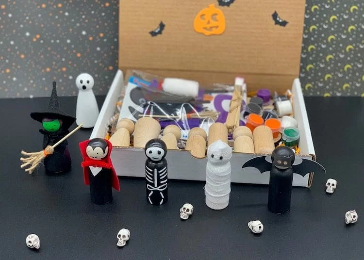 Boîte artisanale d'Halloween