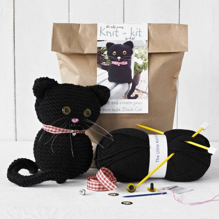 Trousse de tricot pour chat