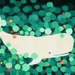 Une baleine curieuse explore la terre sèche dans des illustrations originales et mélancoliques de Xuan Loc Xuan