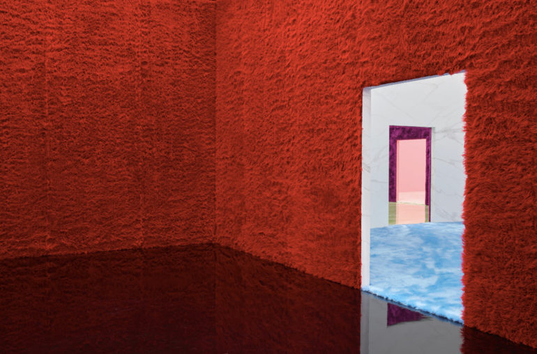 Rem Koolhaas + AMO a conçu l'espace de présentation de la mode masculine FW21 de Prada
