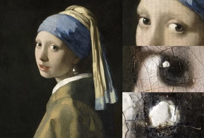 L’image d’une fille de 10 gigapixels avec une boucle d’oreille en perle offre un regard plus attentif sur les détails