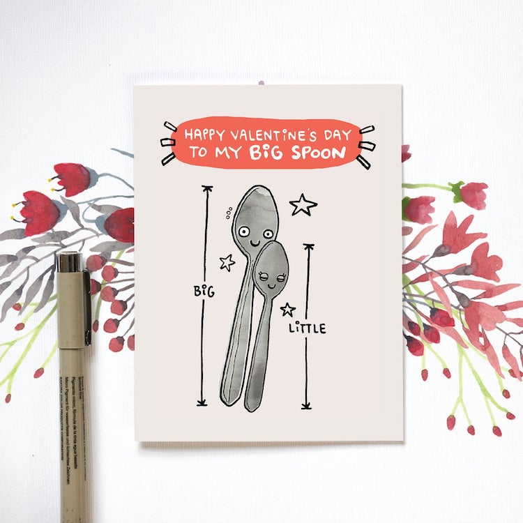Carte de Saint Valentin drôle