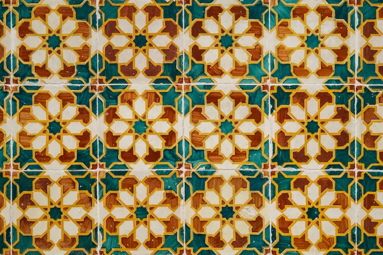 Carreaux portugais colorés