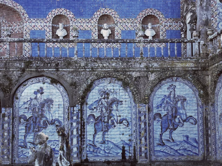 Carreaux portugais au palais du marquis de Fronteira