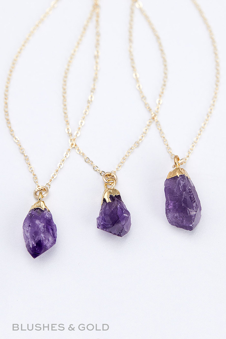Collier Améthyste Février