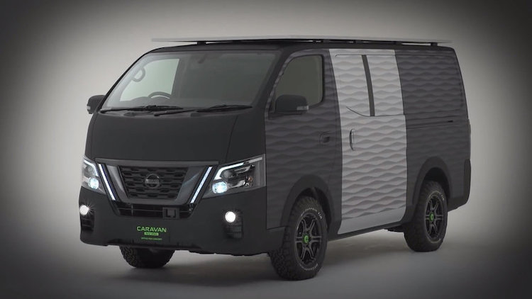 La caravane de bureau mobile de Nissan vous permet de travailler de n'importe où