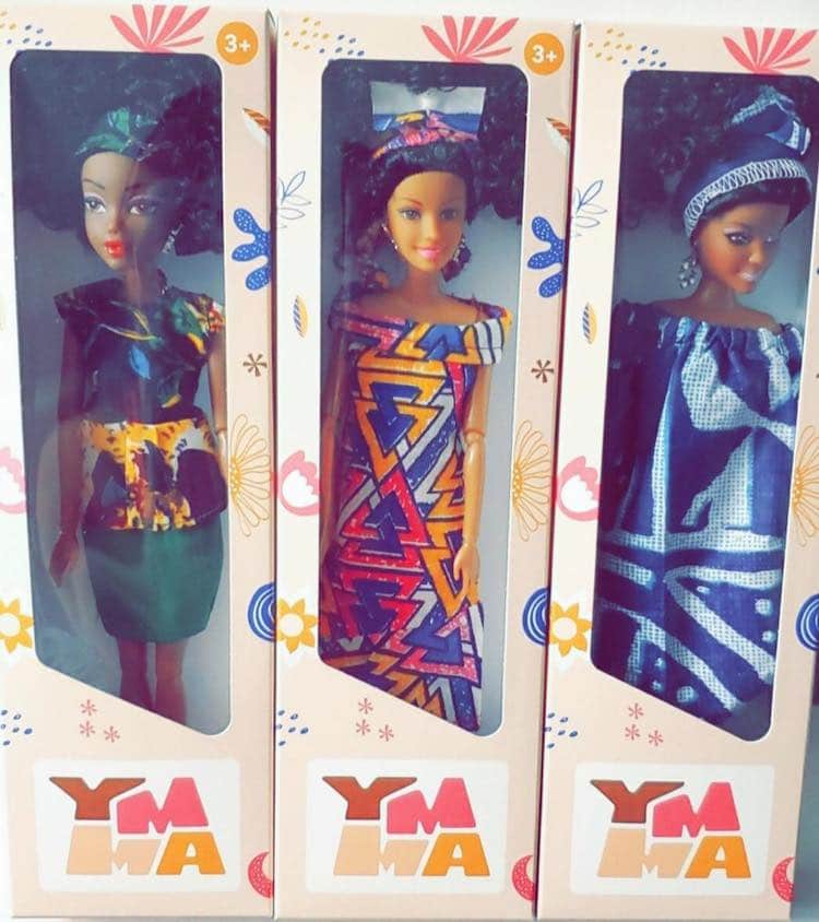 Poupées noires et métisses par Ymma