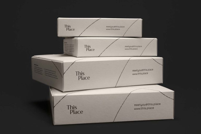 Belle image de marque pour la crème CBD biologique 'This Place'
