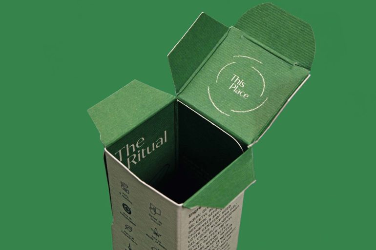 Belle image de marque pour la crème CBD biologique 'This Place'