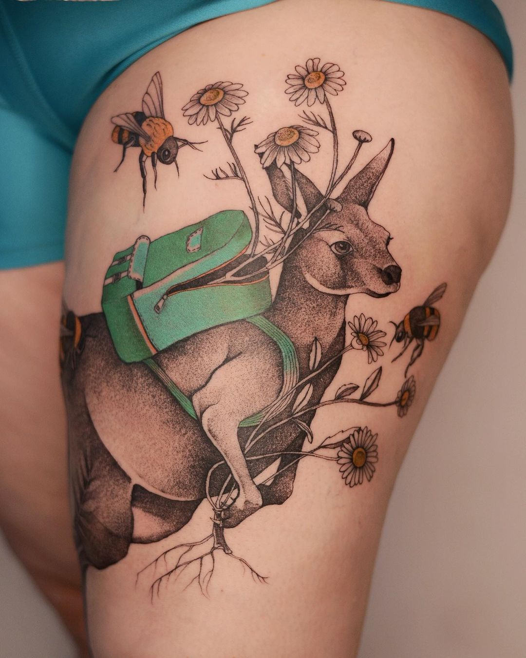 Art de tatouage inspiré de la nature par Dzo Lamka
