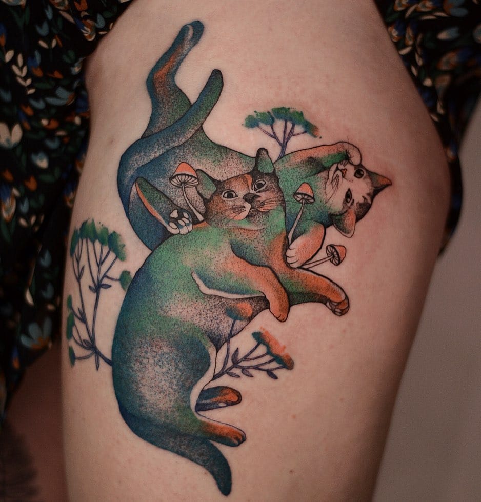 Art de tatouage inspiré de la nature par Dzo Lamka