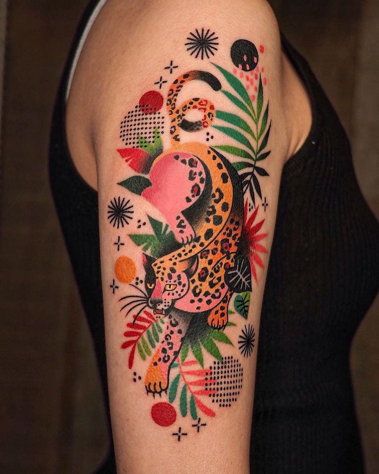 Petits tatouages ​​mignons de poule