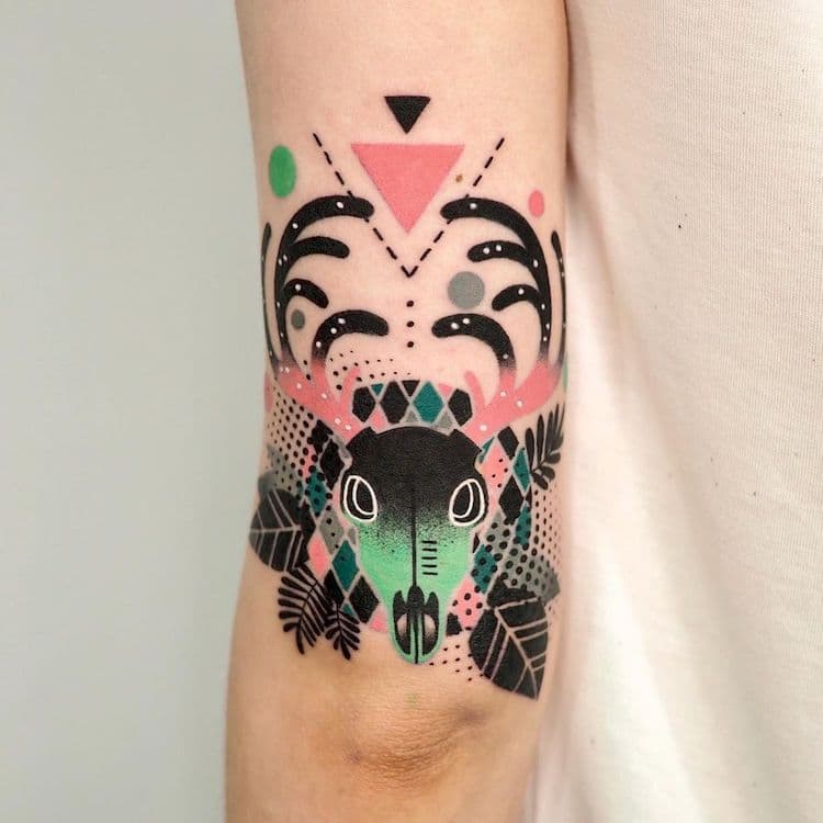 Petits tatouages ​​mignons de poule