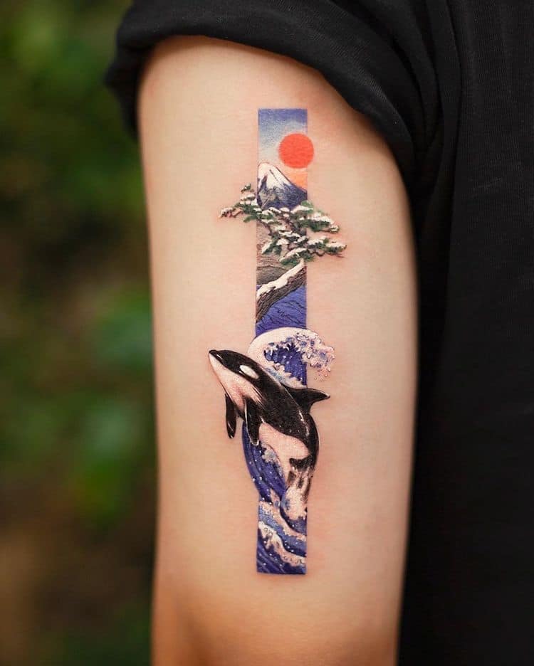 Art de tatouage d'inspiration chinoise par Franky Yang