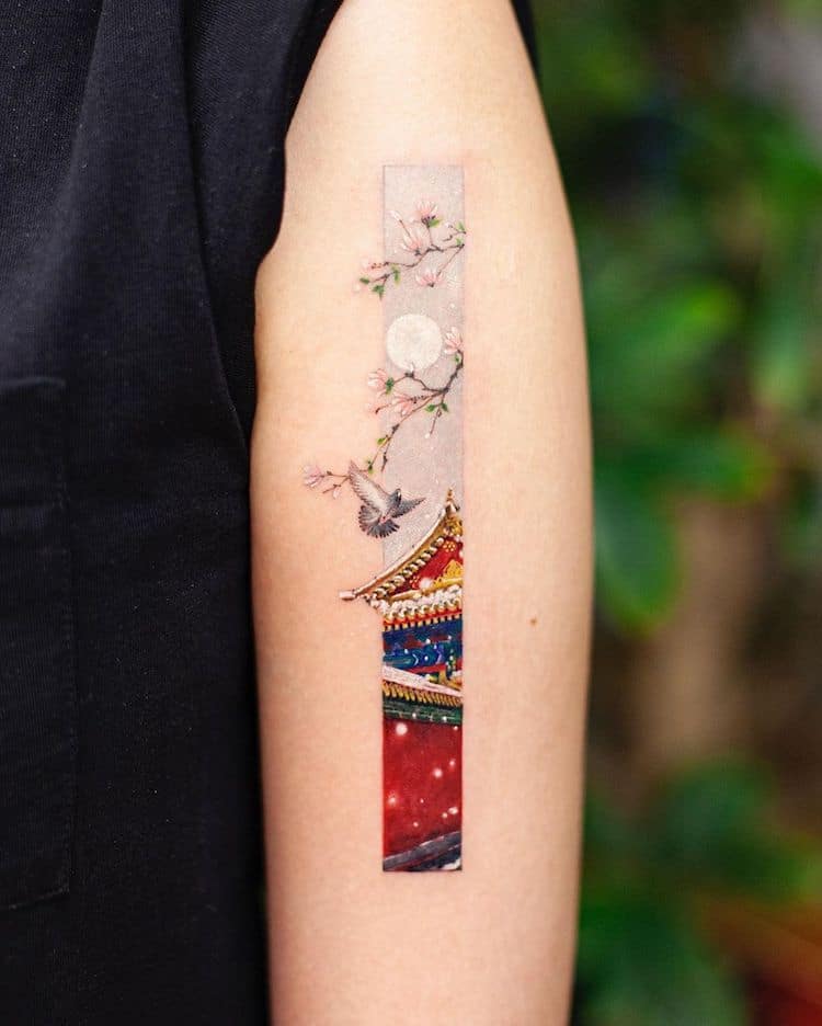 Art de tatouage d'inspiration chinoise par Franky Yang