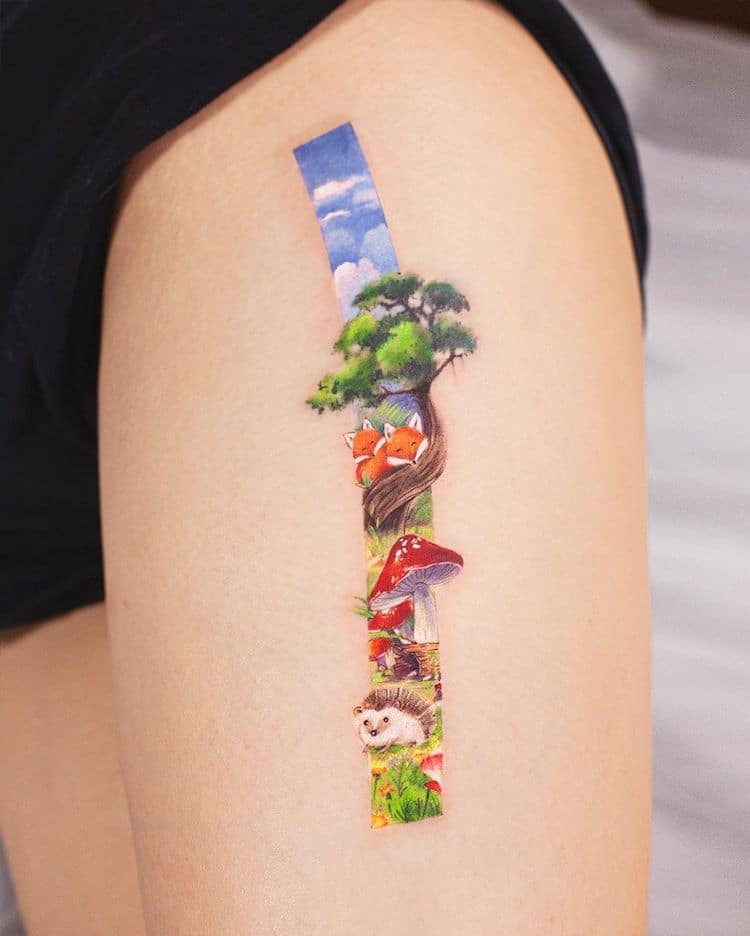 Art de tatouage d'inspiration chinoise par Franky Yang