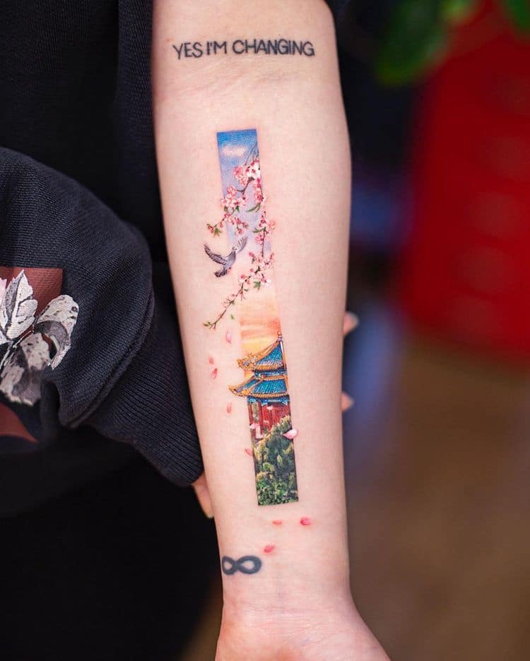 Art de tatouage d'inspiration chinoise par Franky Yang