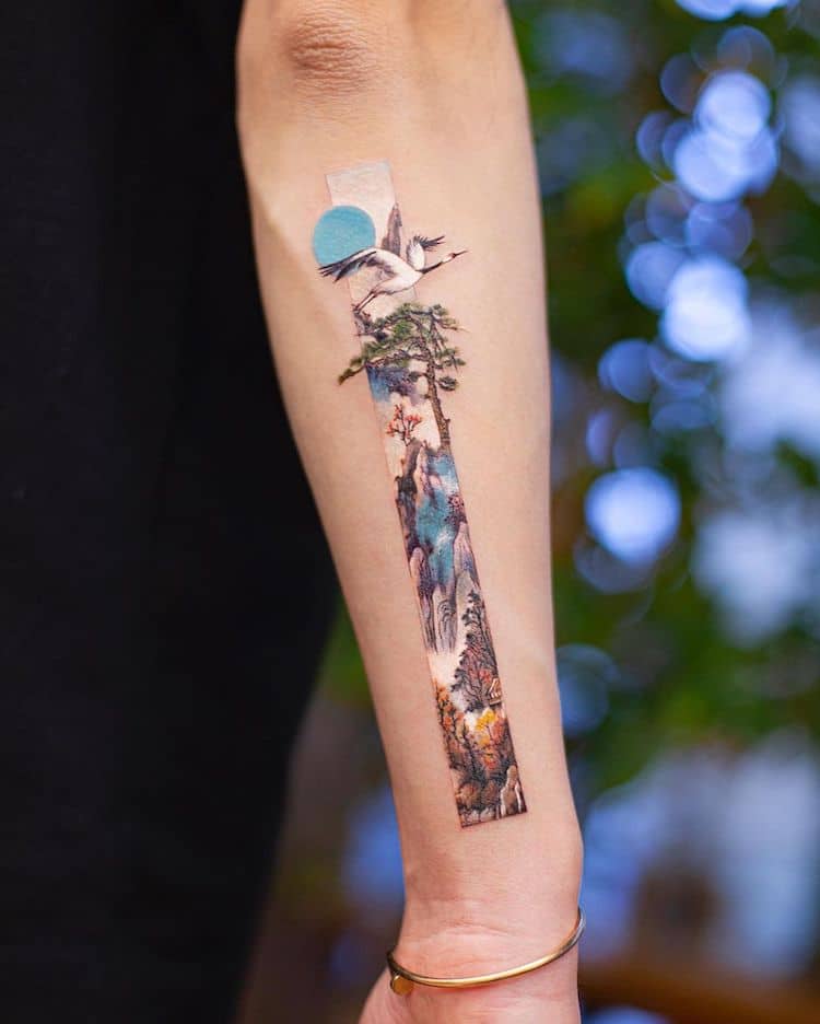 Art de tatouage d'inspiration chinoise par Franky Yang