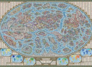 La carte du monde d’Internet en 2021 par Martin Vargic