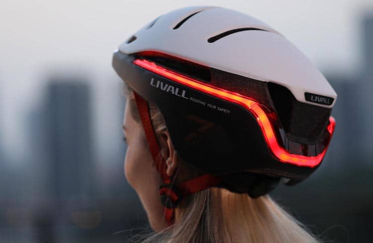 Vue arrière du casque de vélo EVO21