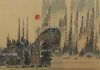 Les ondes sonores de la musique contemporaine deviennent des paysages chinois traditionnels dans les peintures en rouleau de Du Kun