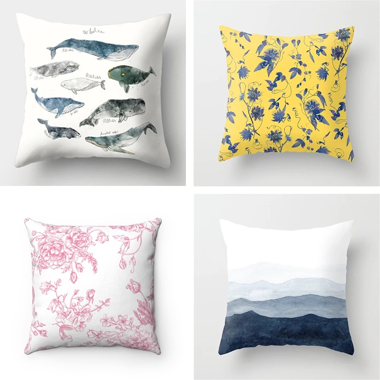 Housses de coussin de printemps