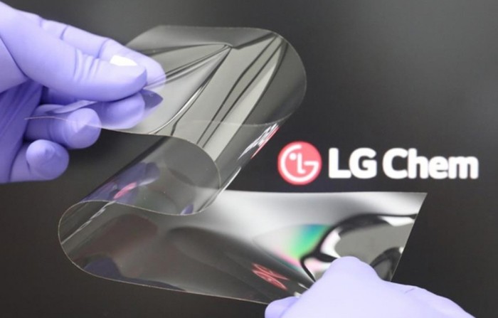 Matériel pliable LG Chem