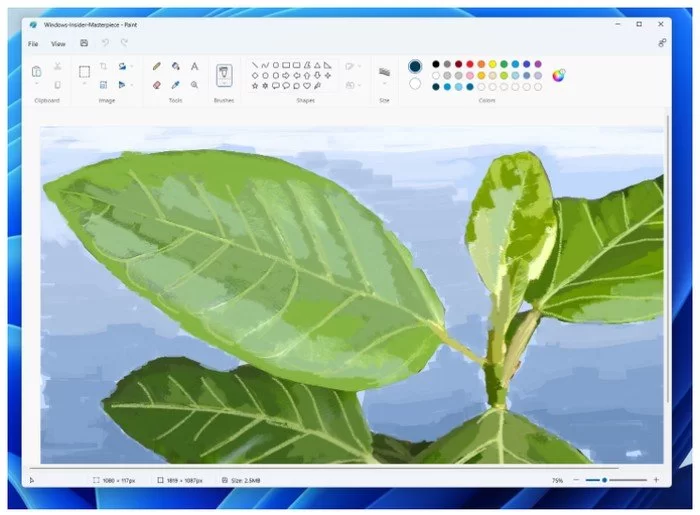 Nouvelle application Windows 11 Paint maintenant disponible