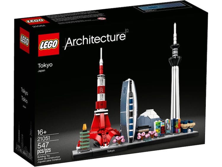 Ensemble d'architecture Lego de Tokyo