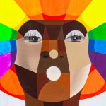 À travers des blocs de couleurs géométriques, l’artiste Derrick Adams célèbre la joie de l’expression de soi