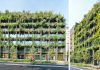 Une façade vitrée minimale à Paris donne naissance à un jardin vertical luxuriant