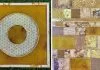 Les abeilles enveloppent les motifs finement perlés et brodés d’Ava Roth dans un nid d’abeille doré